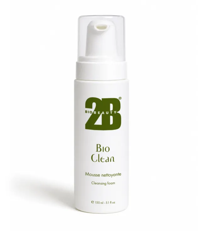 Mousse nettoyante, tous types de peaux - 2B Bio Clean - 150ml
