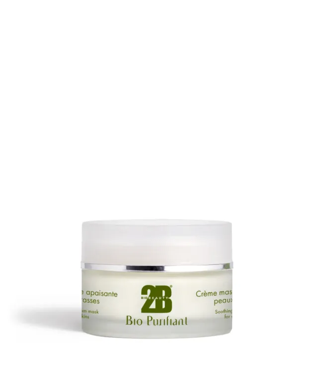 Crème-masque apaisante peaux grasses I 2B Bio Purifiant I 50ml